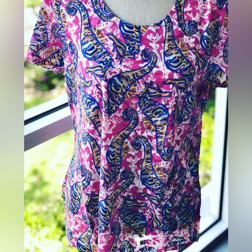 Seahorse Tee by Lulu B